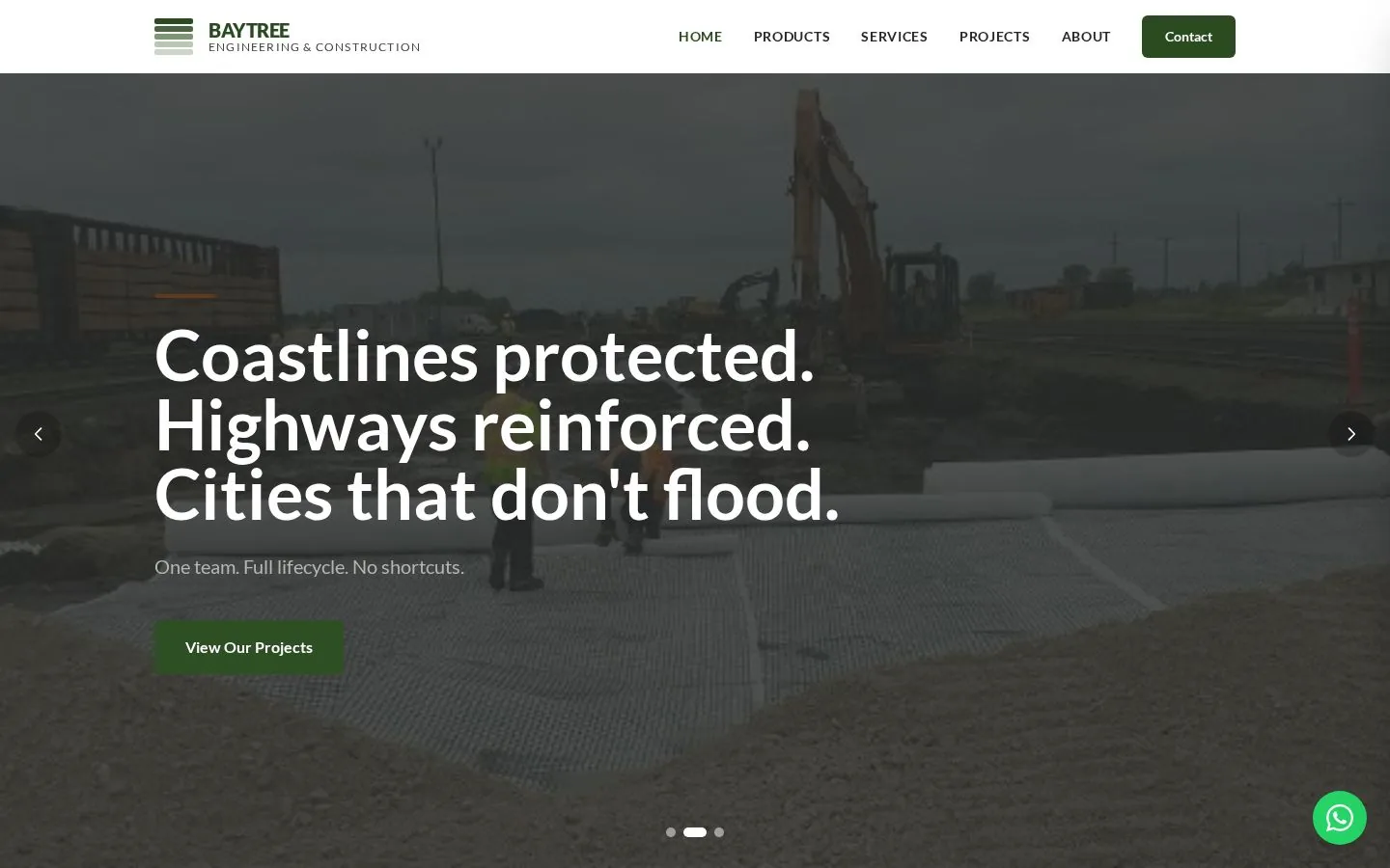 Live customer website preview — Baytree