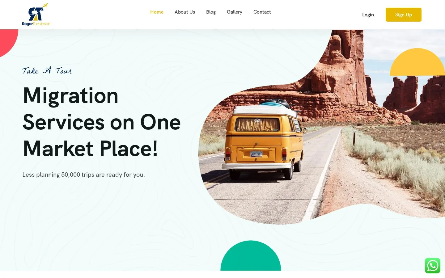 Live customer website preview — Roger Tomlinson Ltd